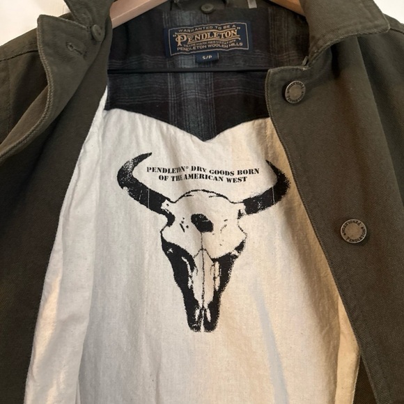 Pendleton Olive Jacket - Picture 4 of 4